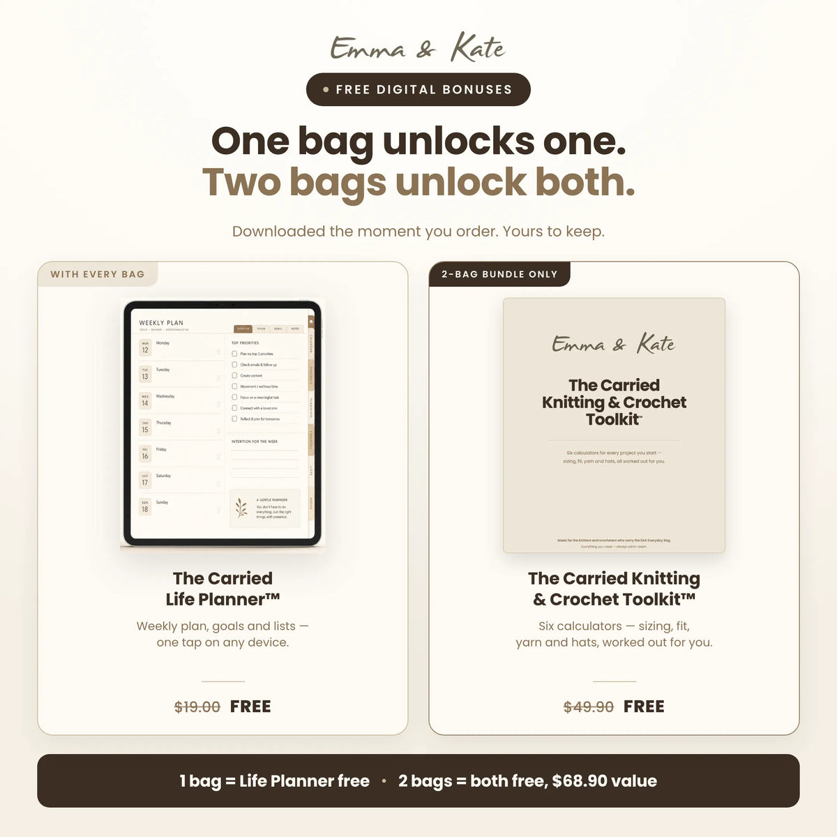 E&K Everyday Bag 2.0