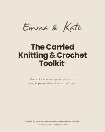 The Carried Knitting & Crochet Toolkit (Digital Product)