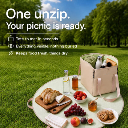 E&K Nori - Convertible Picnic Mat Tote