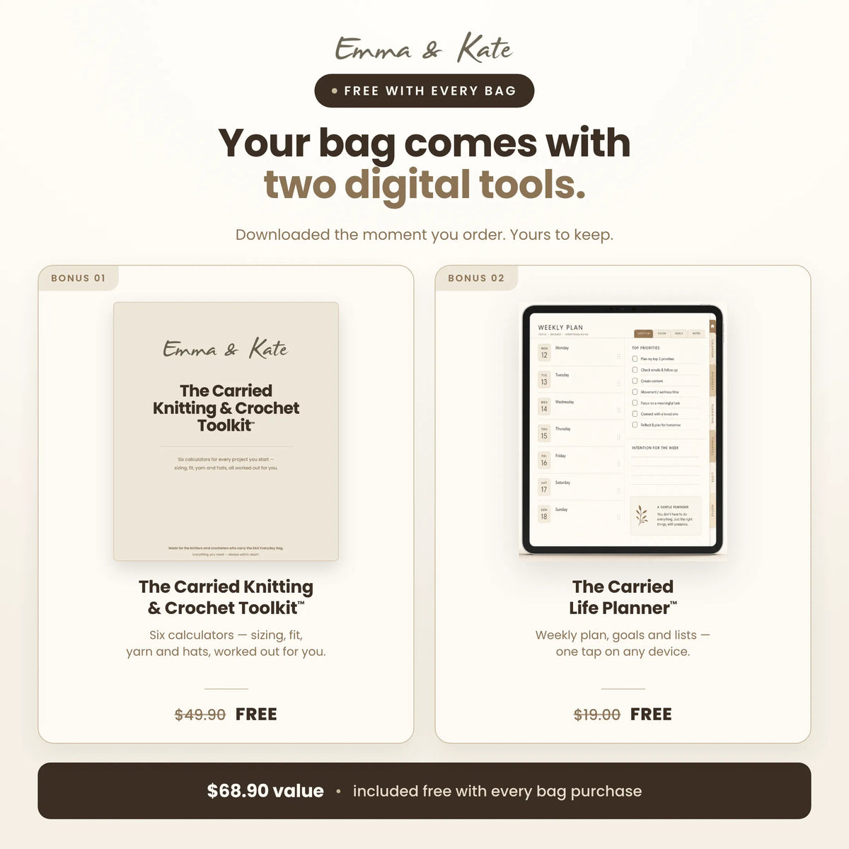 E&K Everyday Bag 2.0
